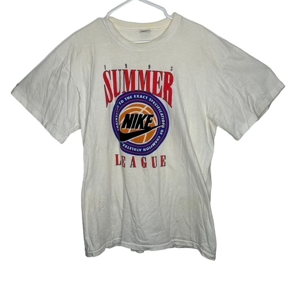 Vintage Rare 1993 Nike Summer League Basketball T-shirt